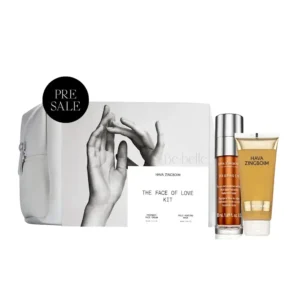 FACE OF LOVE: פרופסי 2 + מסכת זהב + תיק | חוה זינגבוים